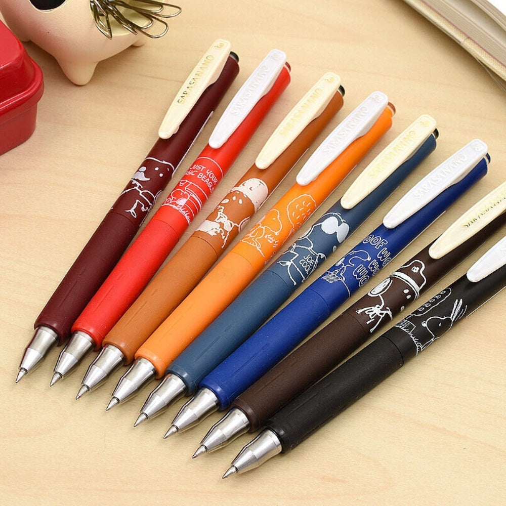 Zebra Sarasa Nano Snoopy Collaboration Vintage Single 0.3mm/0.38mm