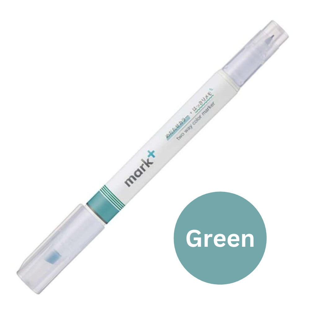 Kokuyo PM-MT200 Mark+ Two Way Color Highlighter Fineliner Marker PM-MT200LG PM-MT200K PM-MT200G PM-MT200DB PM-MT200P