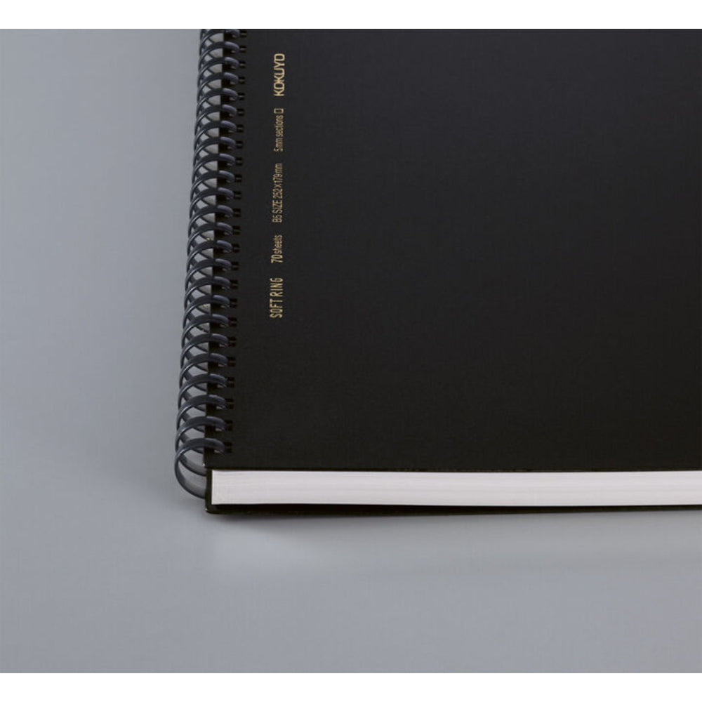 Kokuyo Soft ring Notebook 5mm Grid line A5|A5|B6|A6|A7 Size 70 Sheets ス-SV407B-D ス-SV437B-D ス-SV407S5-D ス-SV437S5-D
