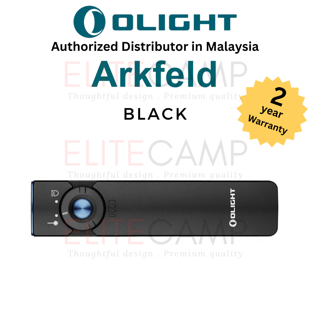 Olight Arkfeld Green Laser & White Light Dual Slim Flashlight Waterproof Torchlight Camping Hiking Compact Torch Flash
