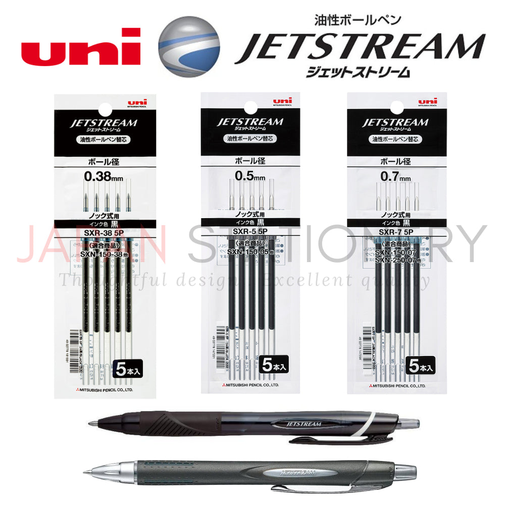 Refill for Mitsubishi Jetstream Pen SXR-5 (0.5mm) SXR-38 SXR-7Multi Function SXN-150 SXN-250