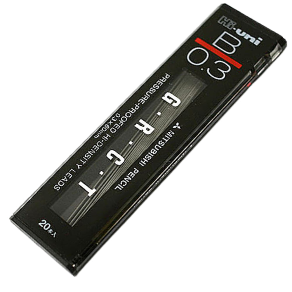 Uni Mitsubishi Hi-Uni GRCT Mechanical Pencil Refill Leads 0.3/0.5 mm HU033002H HU03300H HU03300HB HU03300B
