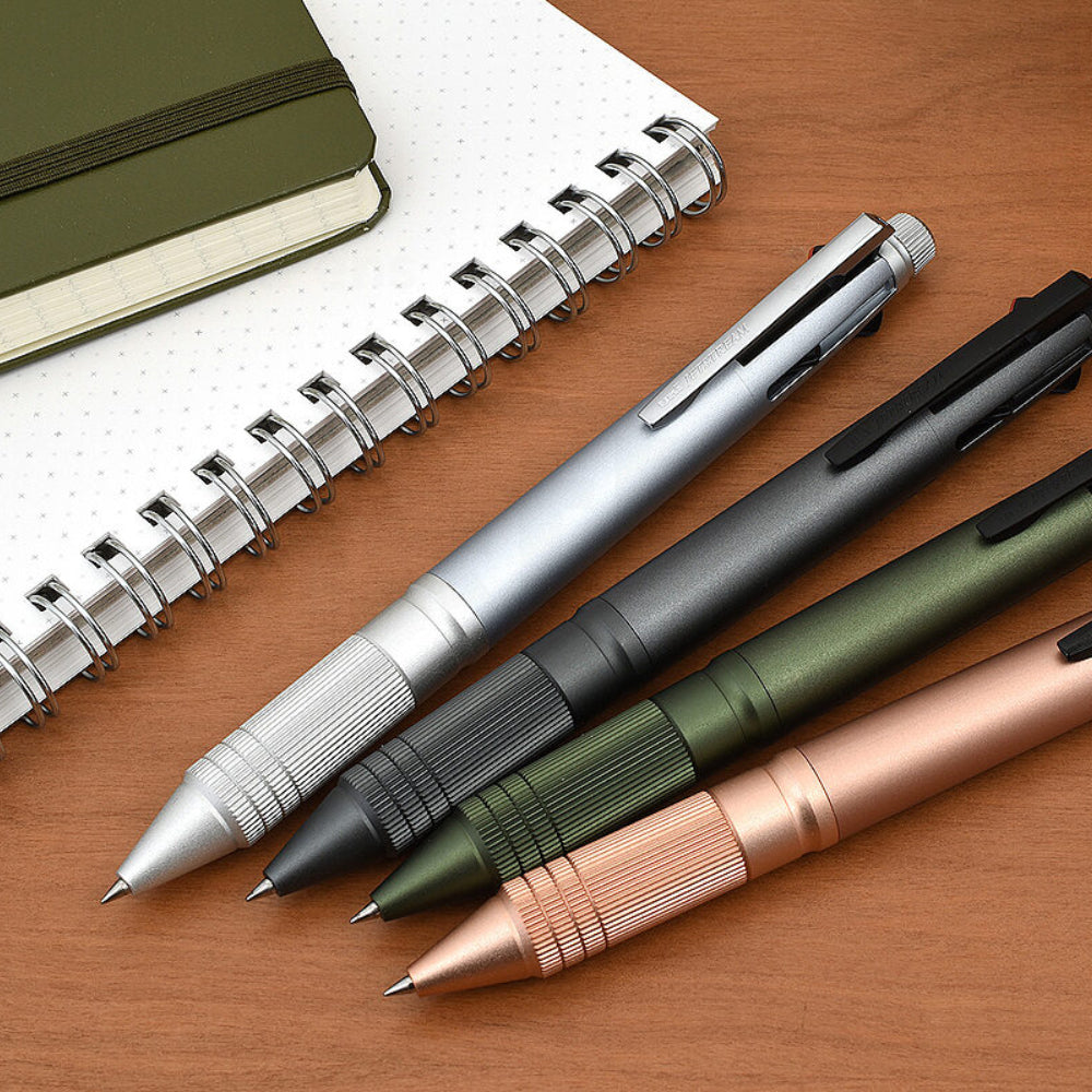 Jetstream 4+1 Metal Edition - Mitsubishi Uni 4 Color (0.5mm) & Mechanical Pencil (0.5mm)