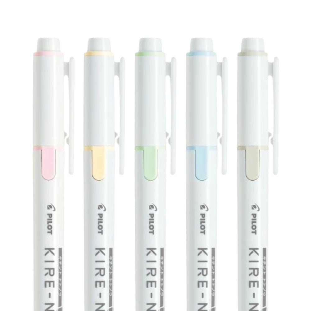 Pilot Kire-Na Marker Pen 5-Color Set with Ruler Limited Edition SKIWR24-1-5C1 SKIWR24-1-5C2