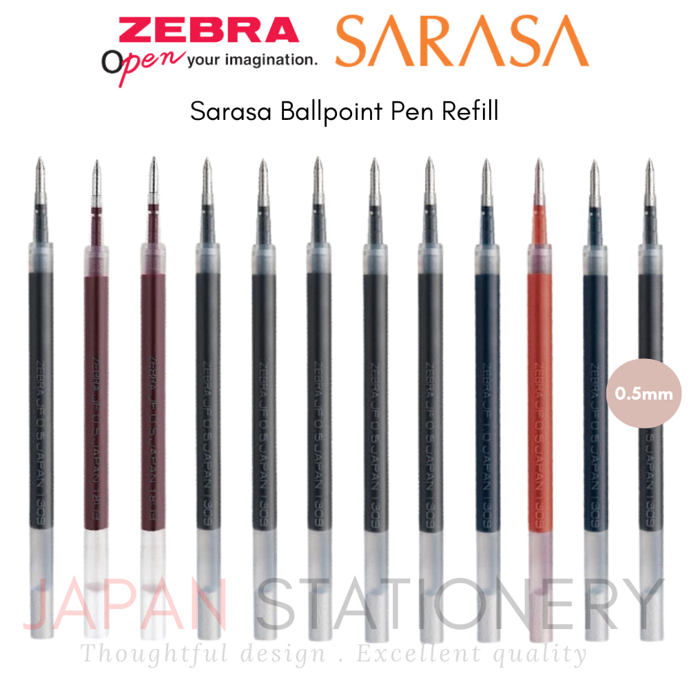 Zebra Sarasa Ballpoint Pen Refill 0.5mm JF-0.5芯