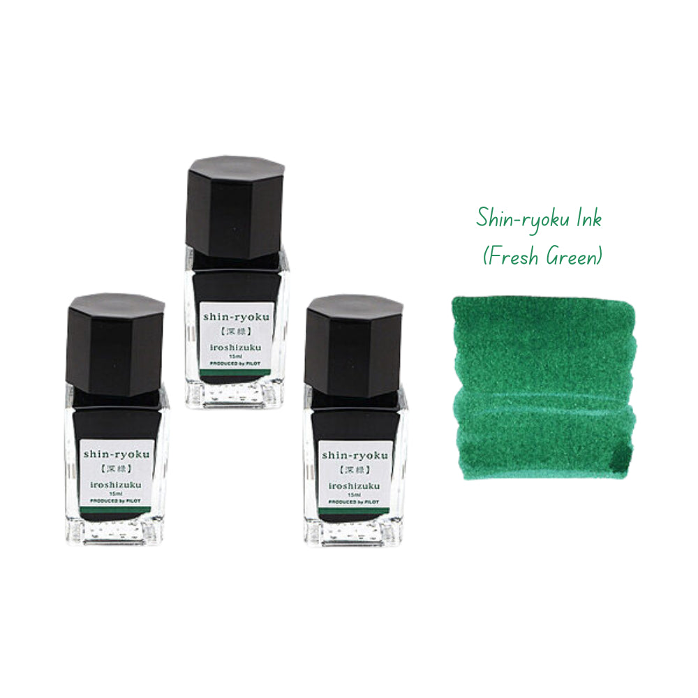 Pilot Iroshizuku Fountain Pen Ink (Mini 3-Piece Set) 15 ml INK-15-3AS