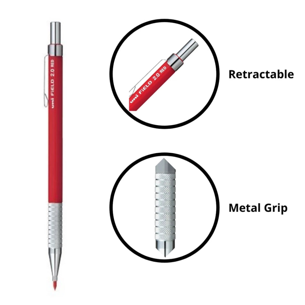 Uni Mitsubishi Field Architectural Mechanical Pencil Refill 2.0mm M20-700 1P