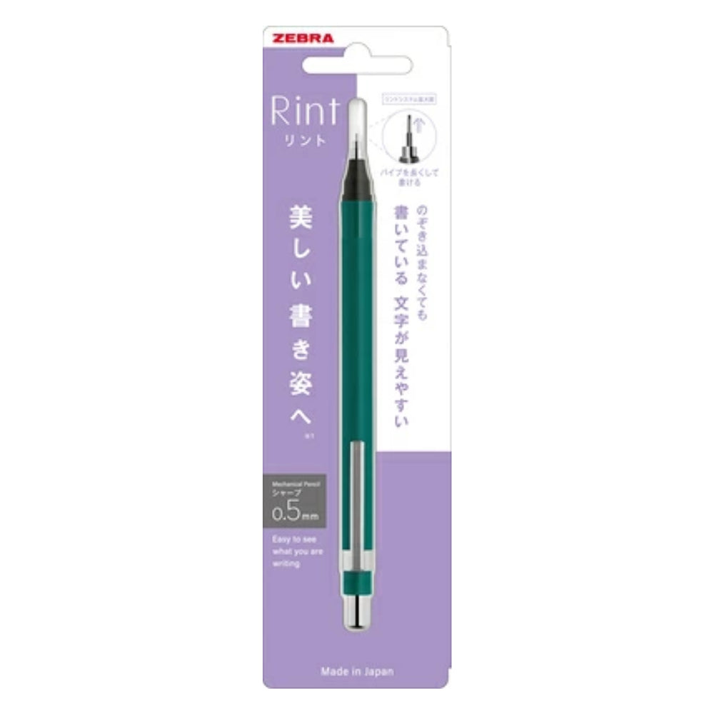 Zebra Sharp Rinto Japan Limited Edition Mechanical Pencil 0.3/0.5 mm P-MAS130-RLV P-MAS130-ABL P-MAS130-MG P-MAS130-W