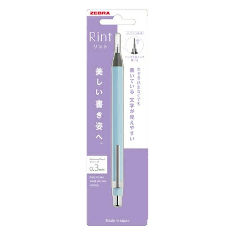 Zebra Sharp Rinto Japan Limited Edition Mechanical Pencil 0.3/0.5 mm P-MAS130-RLV P-MAS130-ABL P-MAS130-MG P-MAS130-W