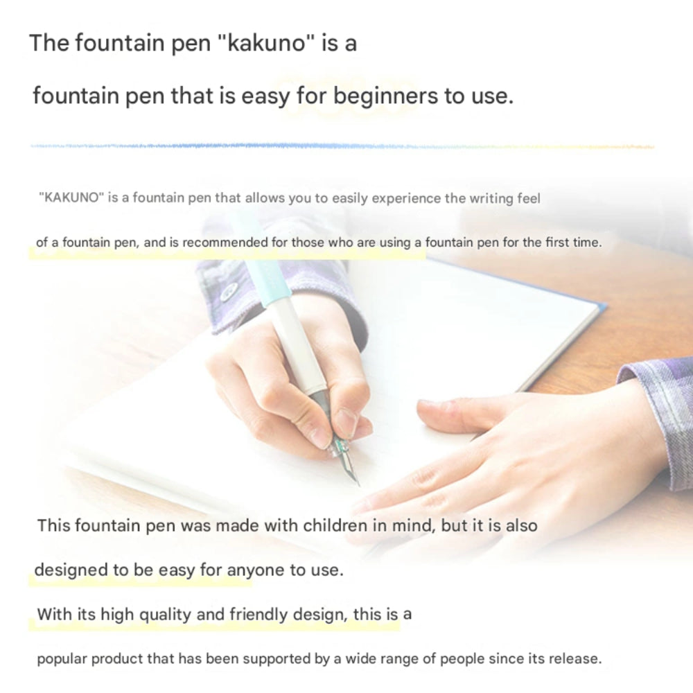 Pilot KAKUNO Drowsy Color Kumi Madoromi Color Series Fountain Pen Fine/Medium P-FKA-1-MDPF -MDPM -MDIF -MDIM -MDBNF