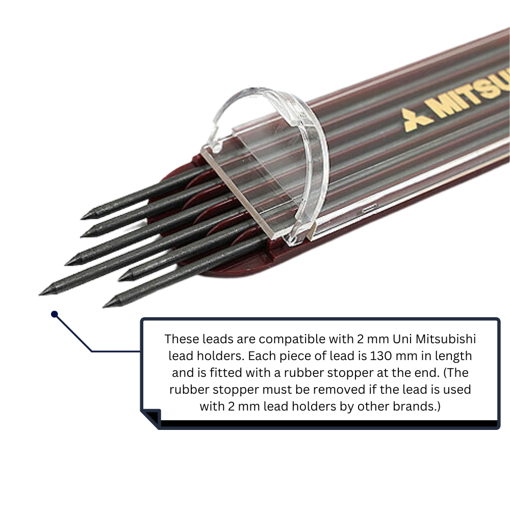 Uni Mitsubishi Replacement Lead Refill 2.0mm ULN