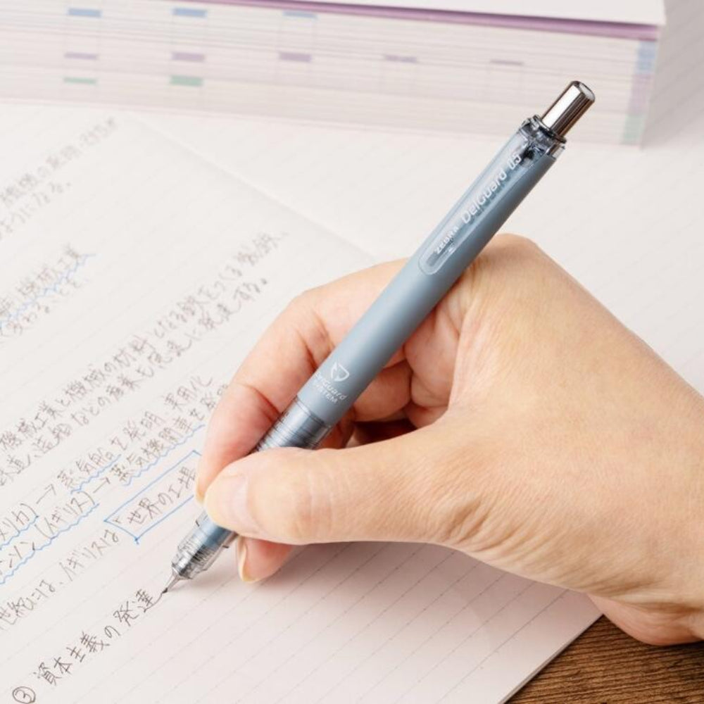 Zebra DelGuard Light Grayish Japan Limited Edition Mechanical Pencil 0.5mm P-MA85-LG-MBL P-MA85-LG-MG P-MA85-LG-MBE