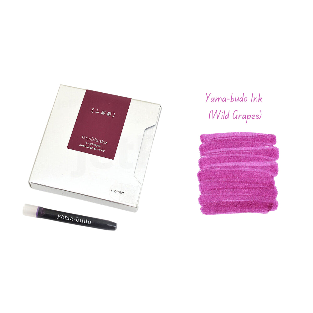 Pilot Iroshizuku Fountain Pen Ink Cartridges Refill (6 Cartridges) 0.8 ml IRF-6S-AS