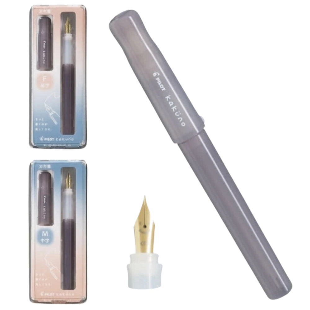 Pilot KAKUNO Drowsy Color Kumi Madoromi Color Series Fountain Pen Fine/Medium P-FKA-1-MDPF -MDPM -MDIF -MDIM -MDBNF