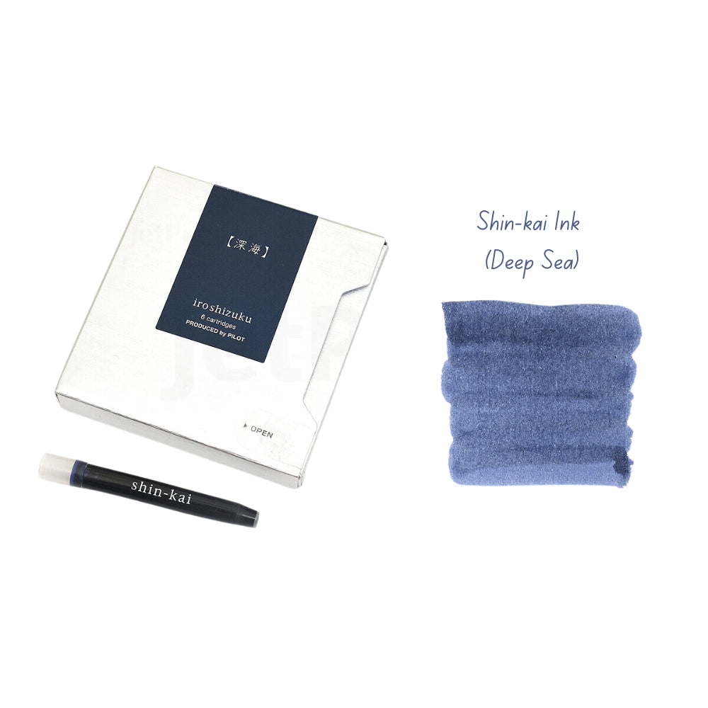 Pilot Iroshizuku Fountain Pen Ink Cartridges Refill (6 Cartridges) 0.8 ml IRF-6S-AS
