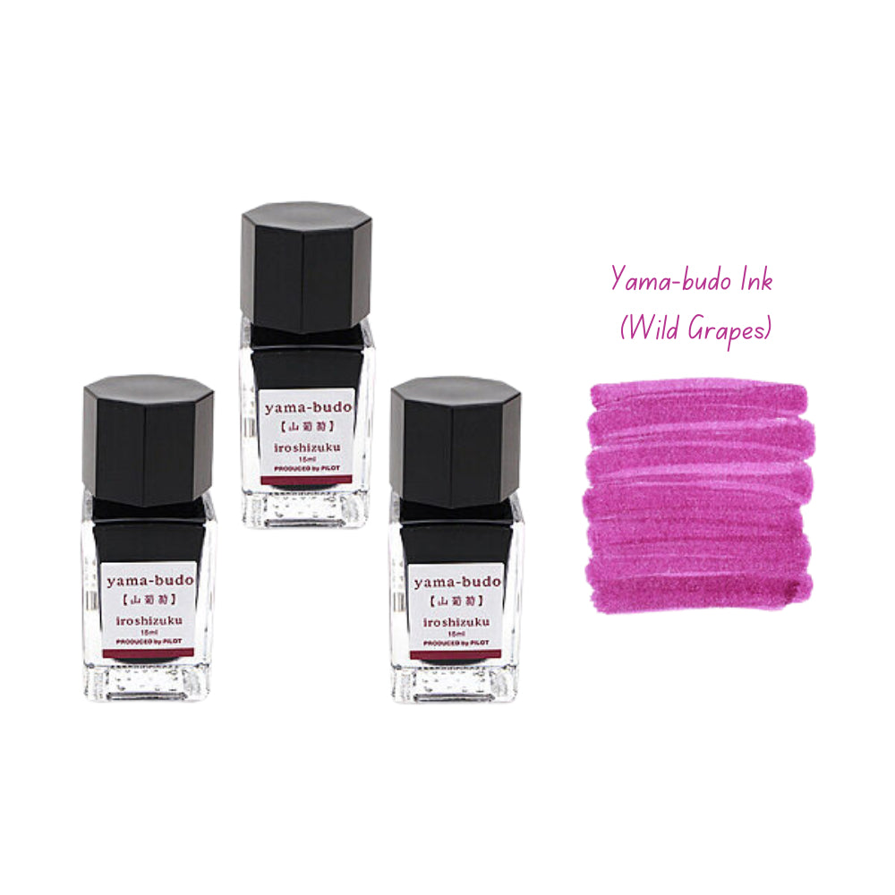 Pilot Iroshizuku Fountain Pen Ink (Mini 3-Piece Set) 15 ml INK-15-3AS