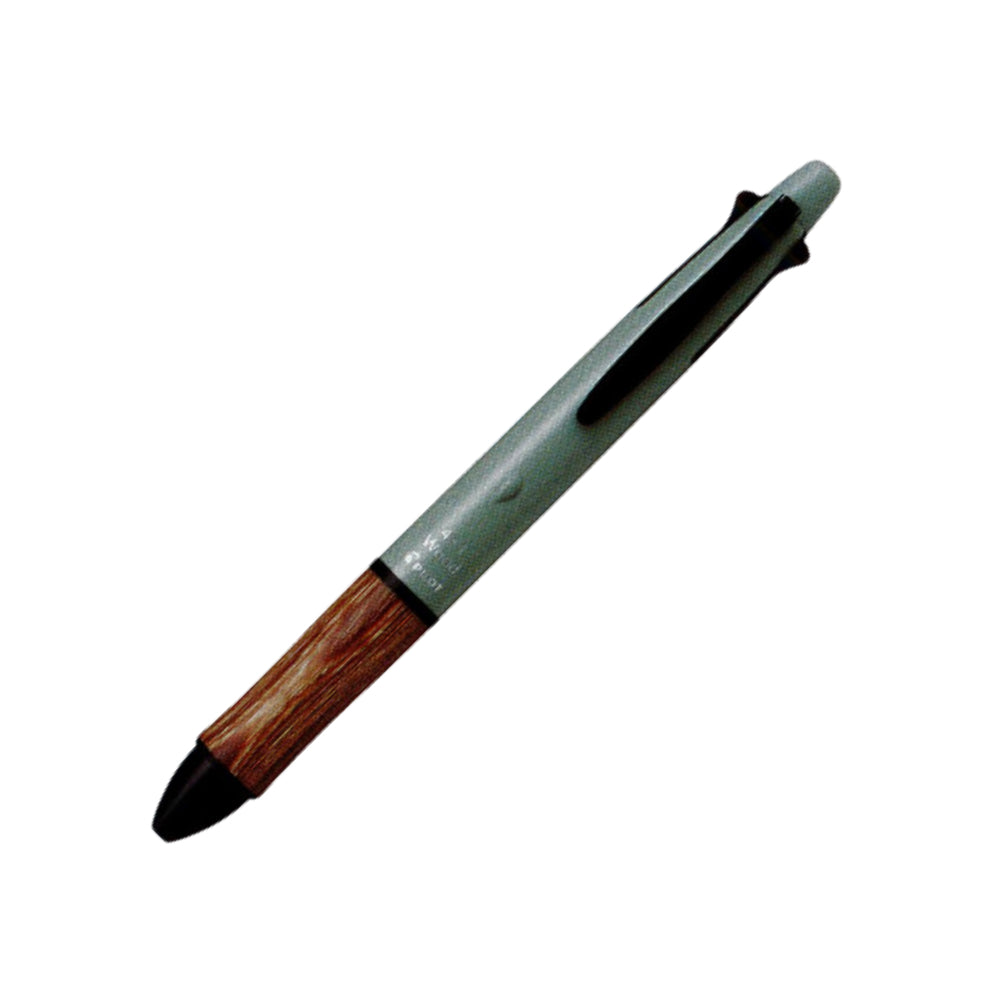 Pilot 4+1 Wood-earth Color Ballpoint Pen 5mm BH41FW-155-RL BH41FW-155-MG BH41FW-155-SBE BH41FW-155-OP