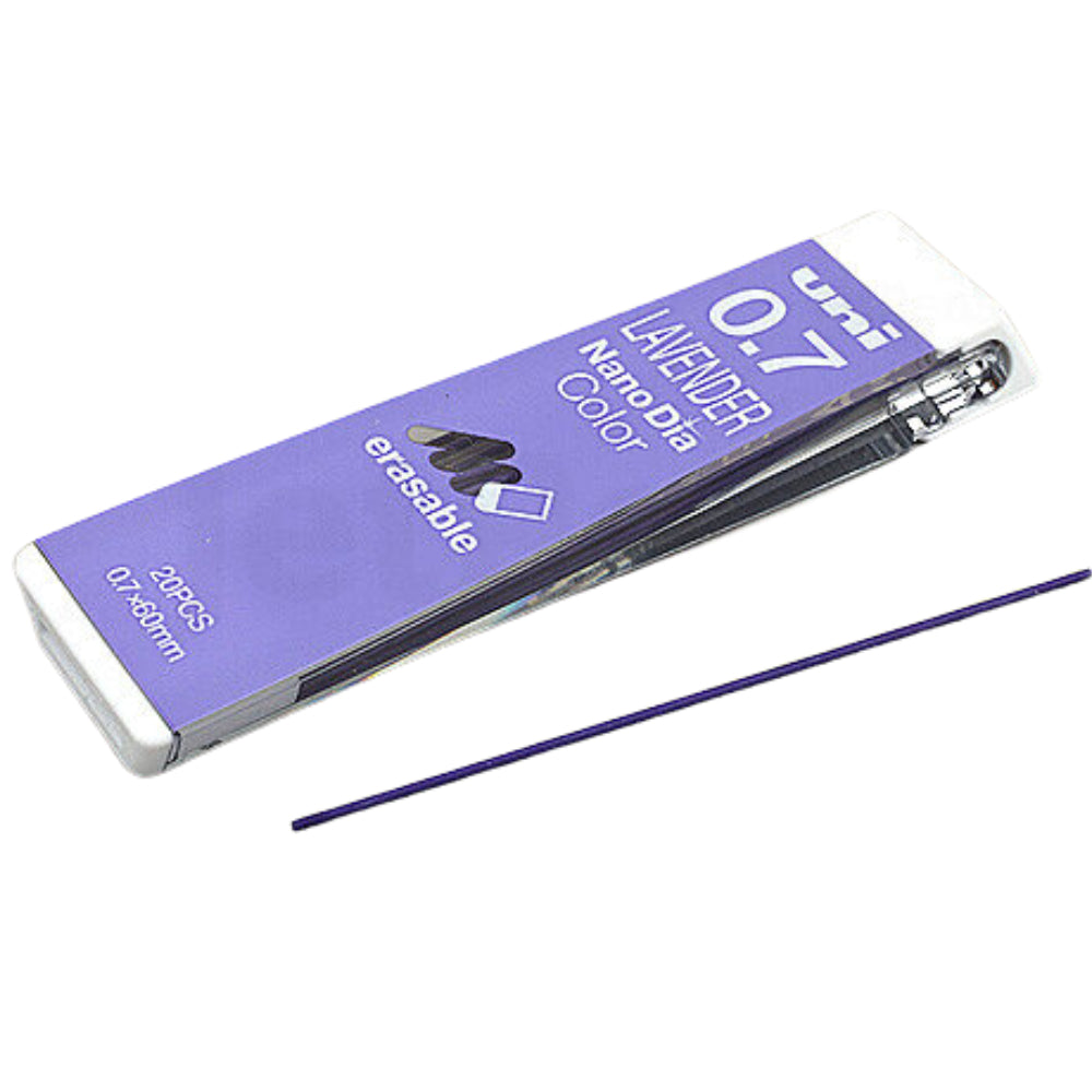 Uni NanoDia Color Erasable Lead 0.7 mm U07202NDC