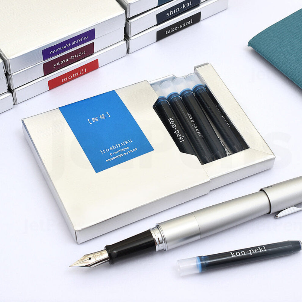 Pilot Iroshizuku Fountain Pen Ink Cartridges Refill (6 Cartridges) 0.8 ml IRF-6S-AS