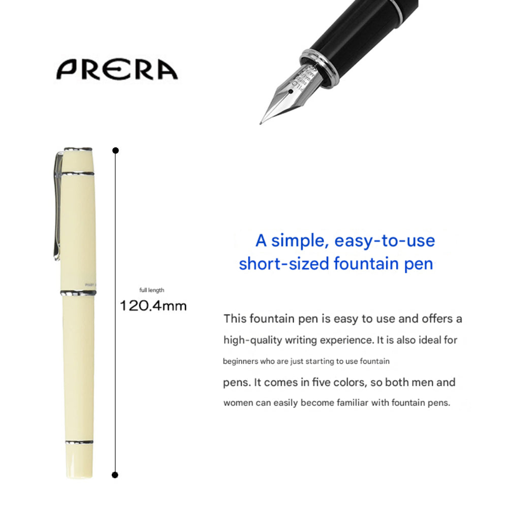 Pilot PRERA New Color Majinhitsu Fountain Pen Fine/Medium P-FPR-1-RBN-F P-FPR-1-RBN-M P-FPR-1-OW-F P-FPR-1-OW-M P-FPR-1-
