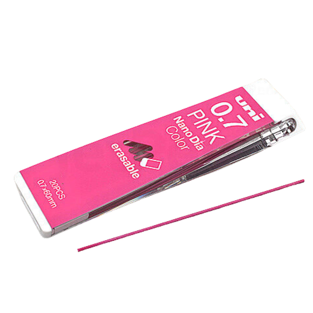 Uni NanoDia Color Erasable Lead 0.7 mm U07202NDC