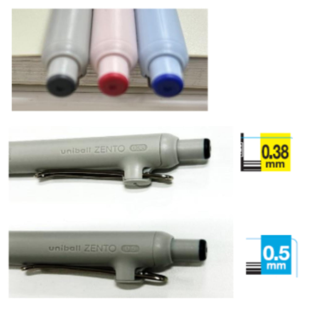 Uni Mitsubishi Uniball ZENTO Signature Gel Pen 0.38/0.5mm UBZH38.26 UBZH05M.24