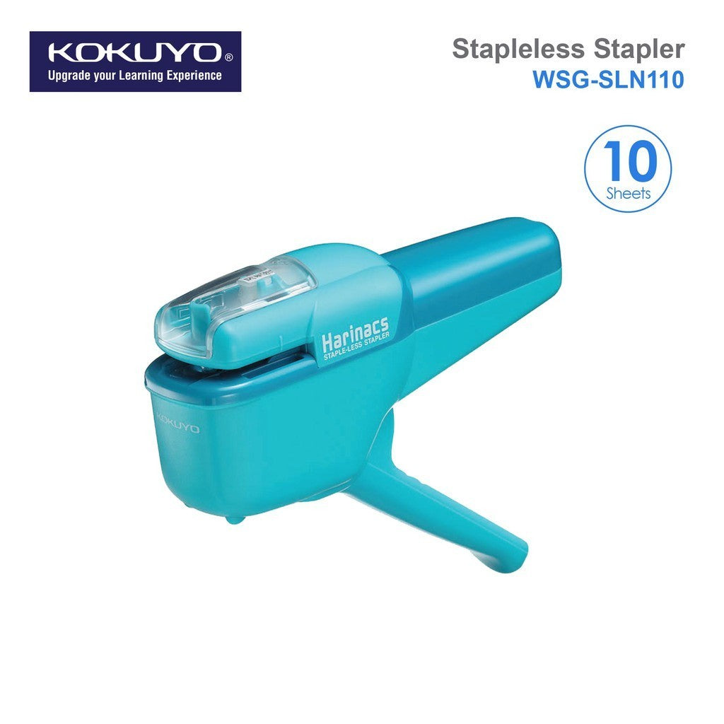 Kokuyo WSG-SLN110 Stapleless Stapler Harinacs 10 Sheets