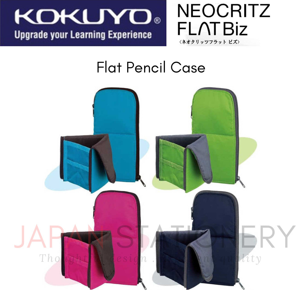 Kokuyo Pencil Case Neocritz Flat F-VBF160-1 F-VBF160-2 F-VBF160-3 F-VBF160-4