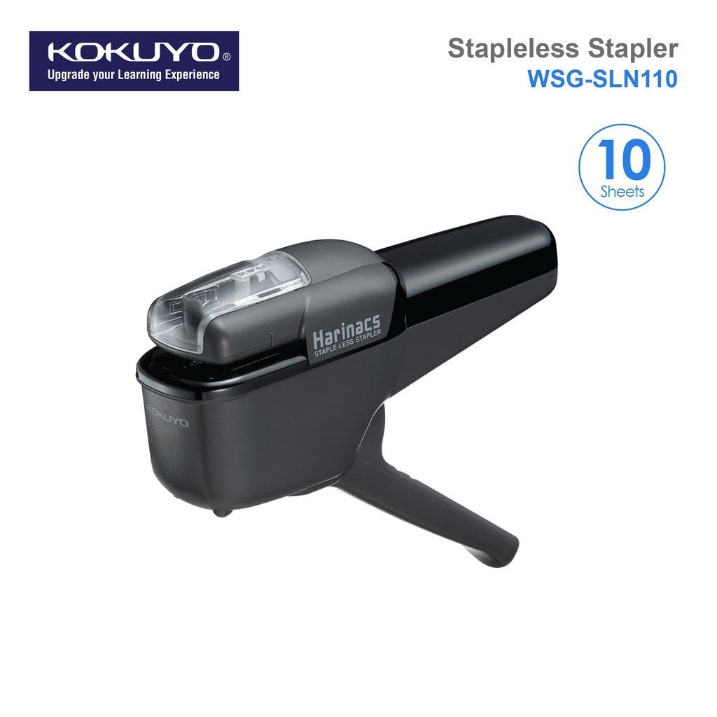 Kokuyo WSG-SLN110 Stapleless Stapler Harinacs 10 Sheets