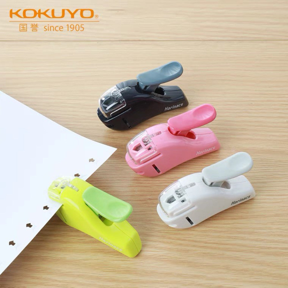 Kokuyo Stapleless Stapler Harinacs Compact Alpha SLN-MSH305B SLN-MSH305DB SLN-MSH305G SLN-MSH305P SLN-MSH305W