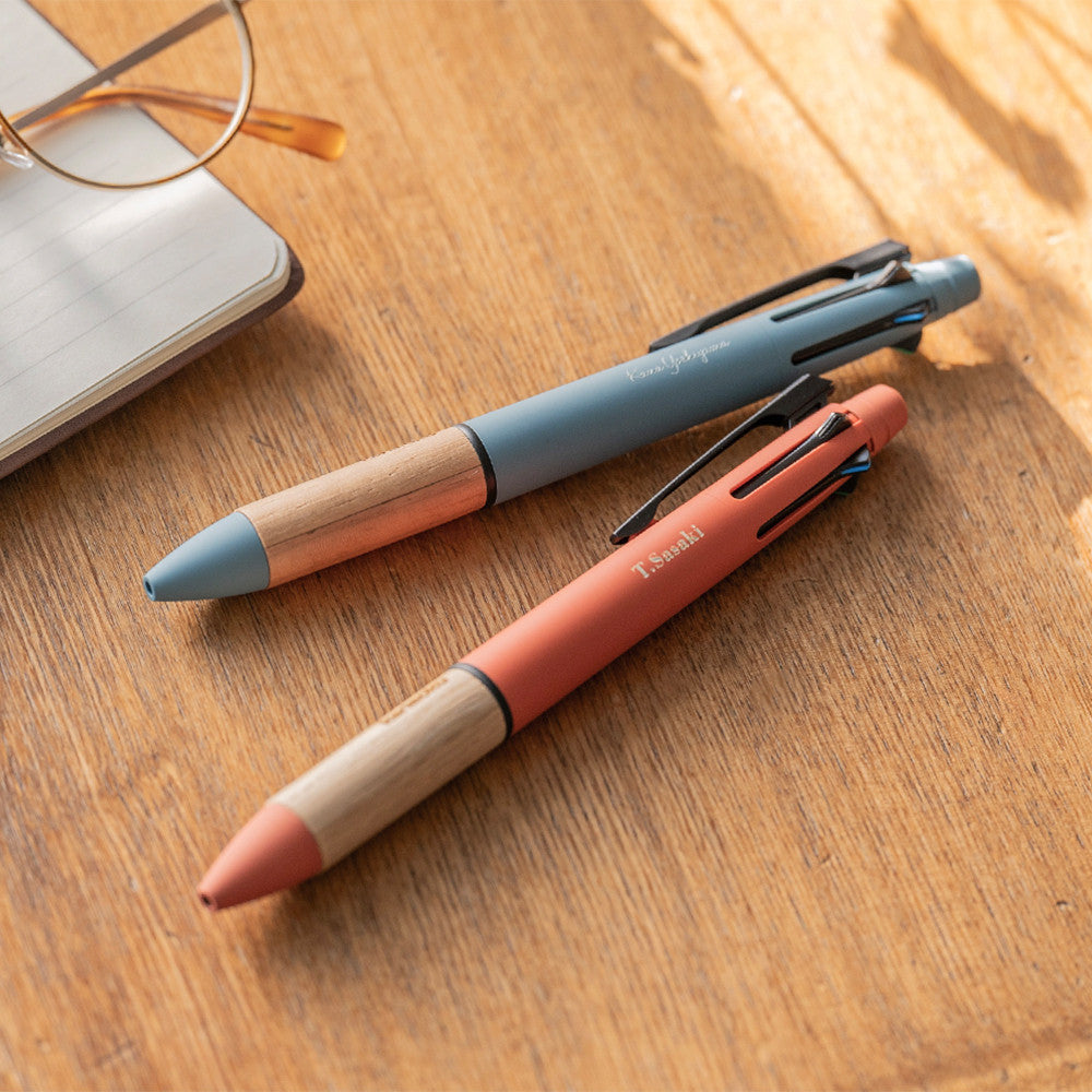 Mitsubishi Pencil Jet Stream Karimoku 4&1 Multi-Function Pen Steel 0.5 MSXE5-KF-05