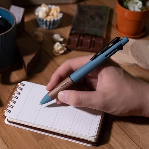 Mitsubishi Pencil Jet Stream Karimoku 4&1 Multi-Function Pen Steel 0.5 MSXE5-KF-05
