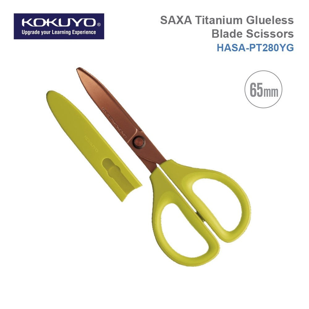 Kokuyo Saxa Titanium Glueless Blade Scissors with Safety Cap HASA-P240D PH240D 240DM