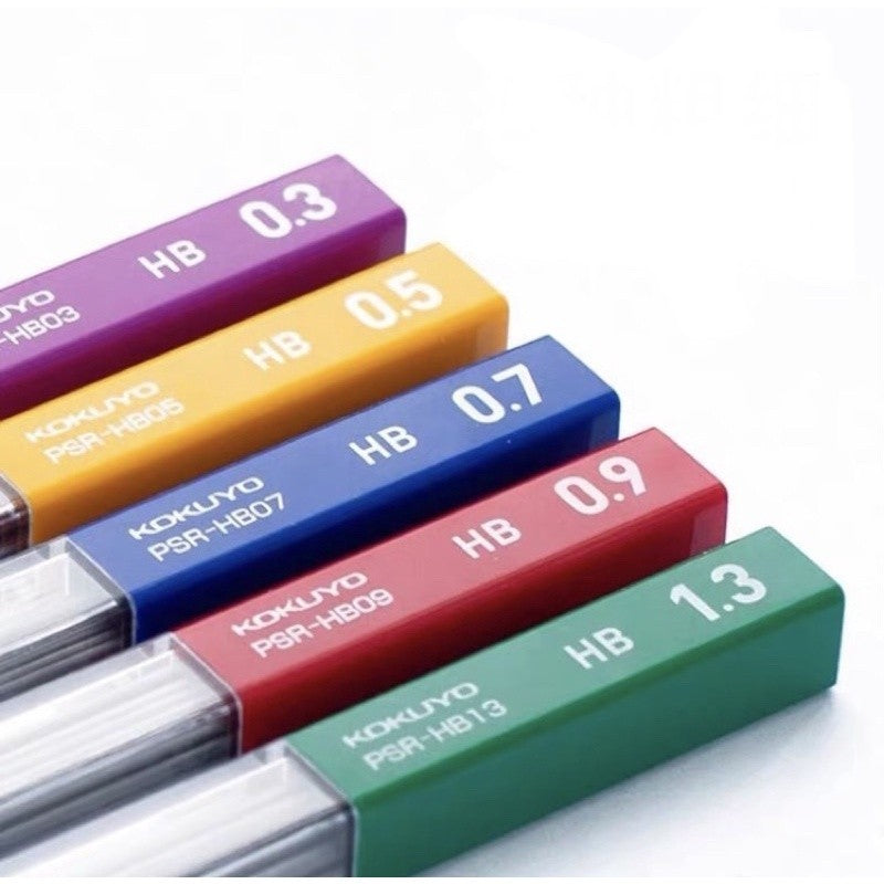KOKUYO Enpitsu Sharp Mechanical Pencil Lead - HB / B / 2B ( 0.3 / 0.5 / 0.7 / 0.9 / 1.3 mm ) PSR-2B03-1P PSR-B03-1P