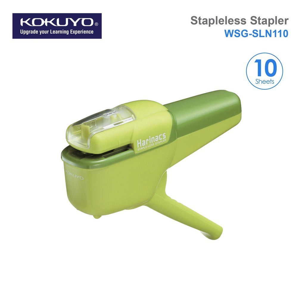 Kokuyo WSG-SLN110 Stapleless Stapler Harinacs 10 Sheets