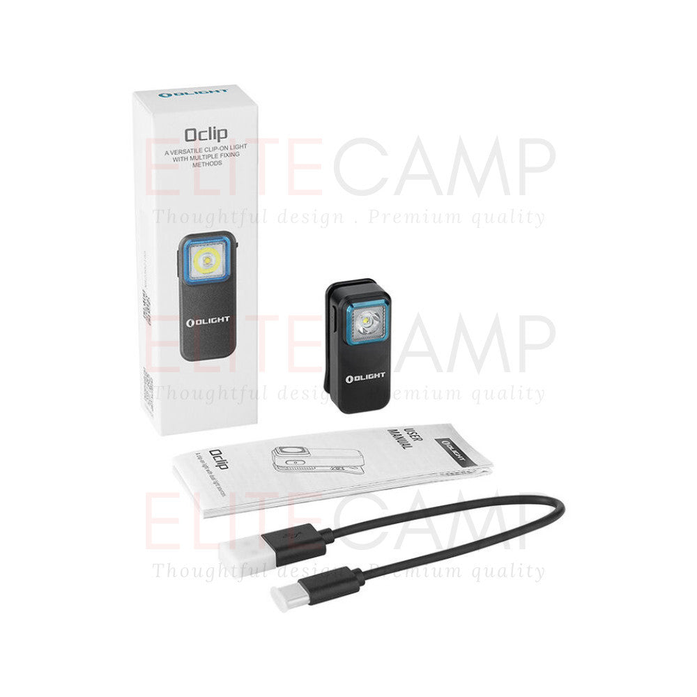 Olight Oclip Rechargable EDC Flashlight White & Red Light