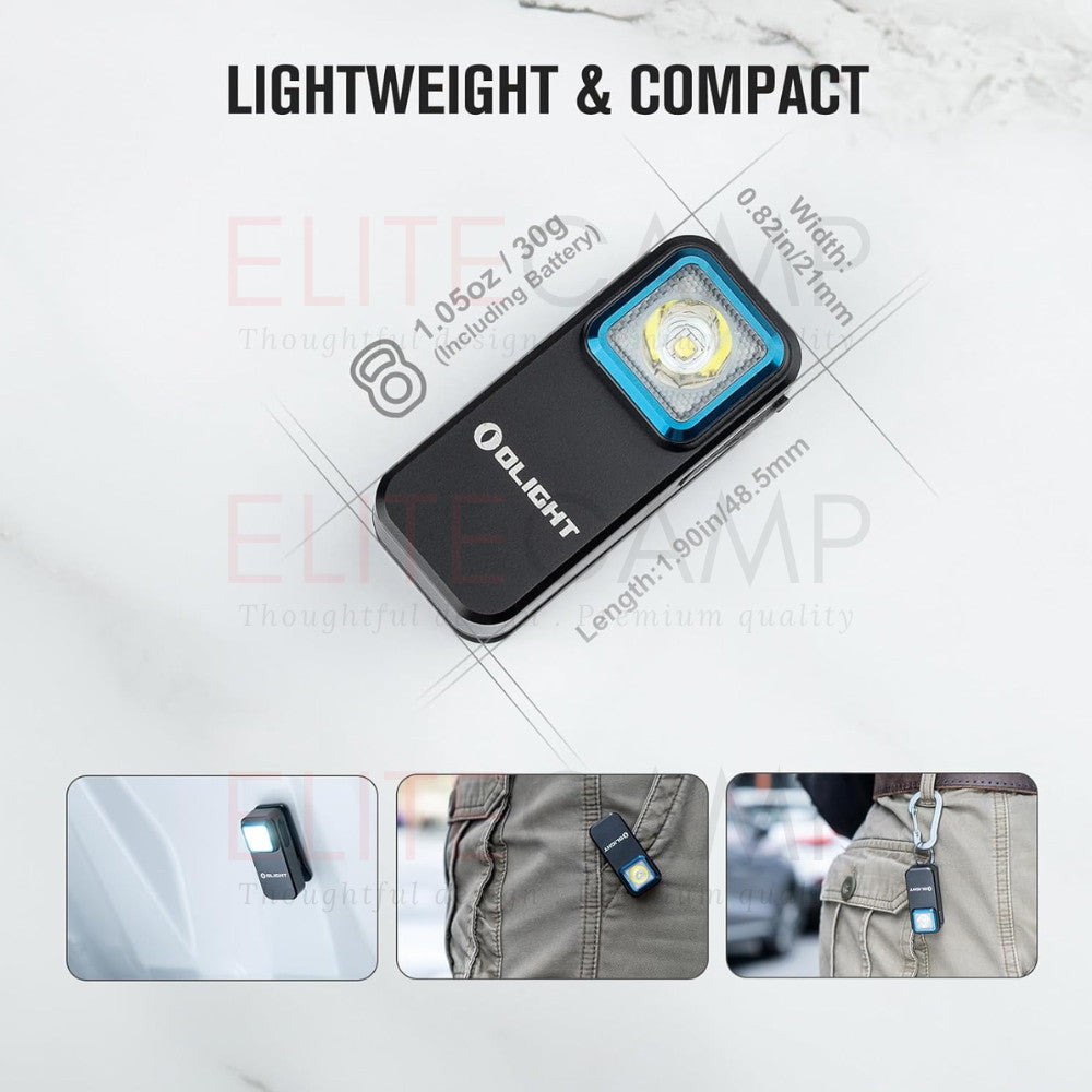 Olight Oclip Rechargable EDC Flashlight White & Red Light