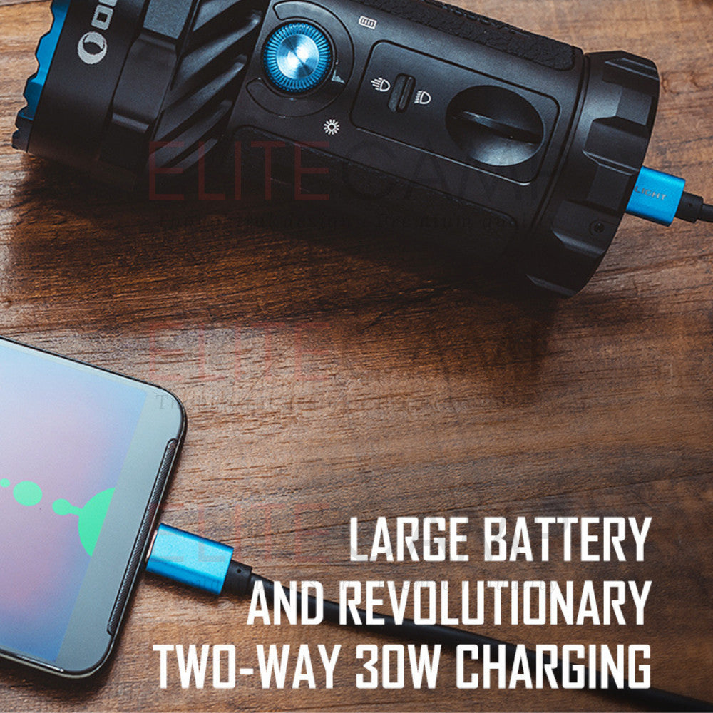 Olight Marauder 2 14000 Lumens Super Powerful Flashlight Waterproof Rechargeable Powerbank Emergency Shockproof Torch Li