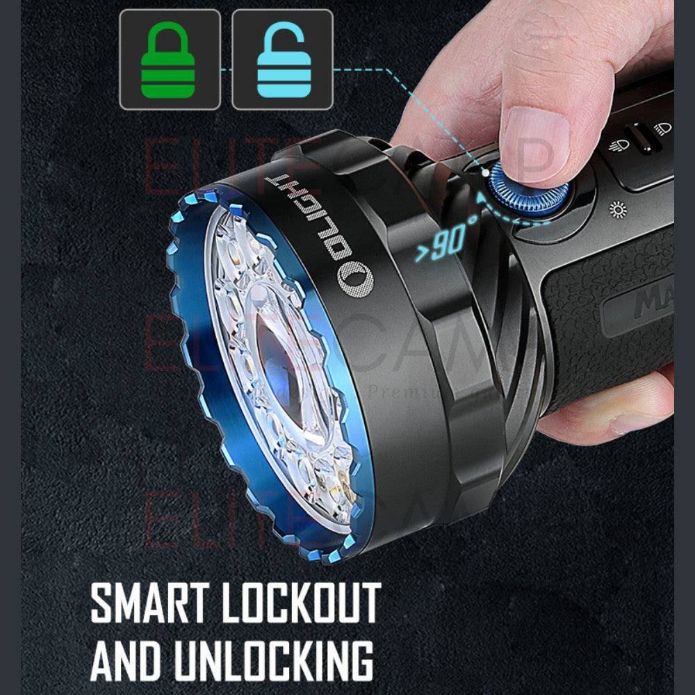 Olight Marauder 2 14000 Lumens Super Powerful Flashlight Waterproof Rechargeable Powerbank Emergency Shockproof Torch Li