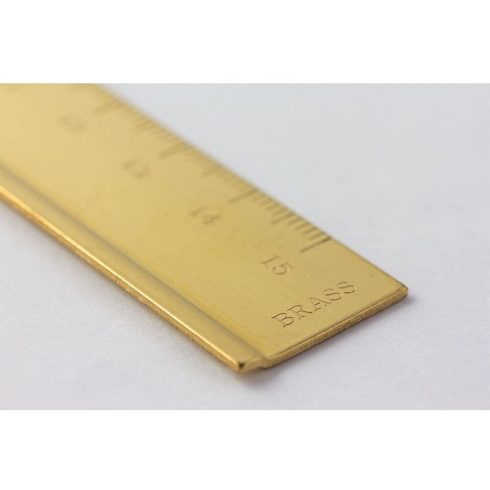 Midori Premium Brass Ruler 15cm Made in Japan