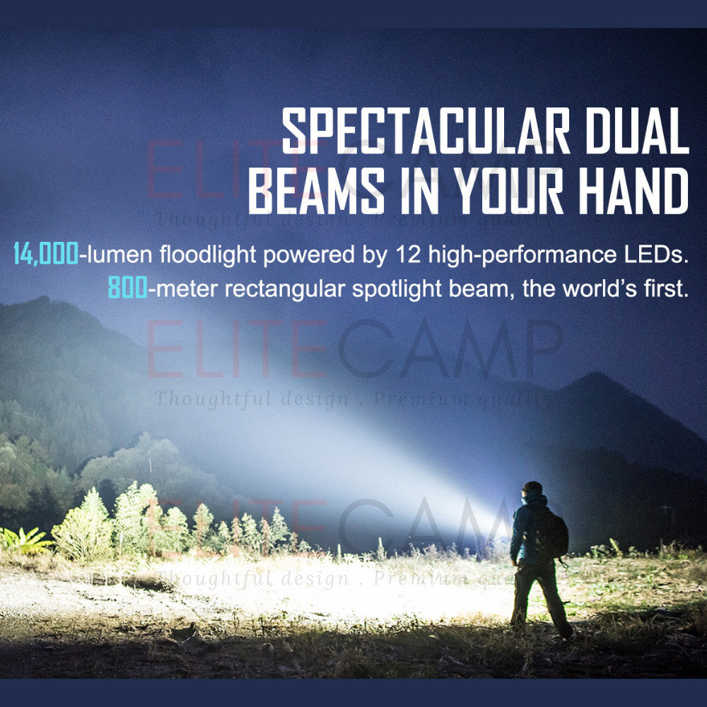 Olight Marauder 2 14000 Lumens Super Powerful Flashlight Waterproof Rechargeable Powerbank Emergency Shockproof Torch Li
