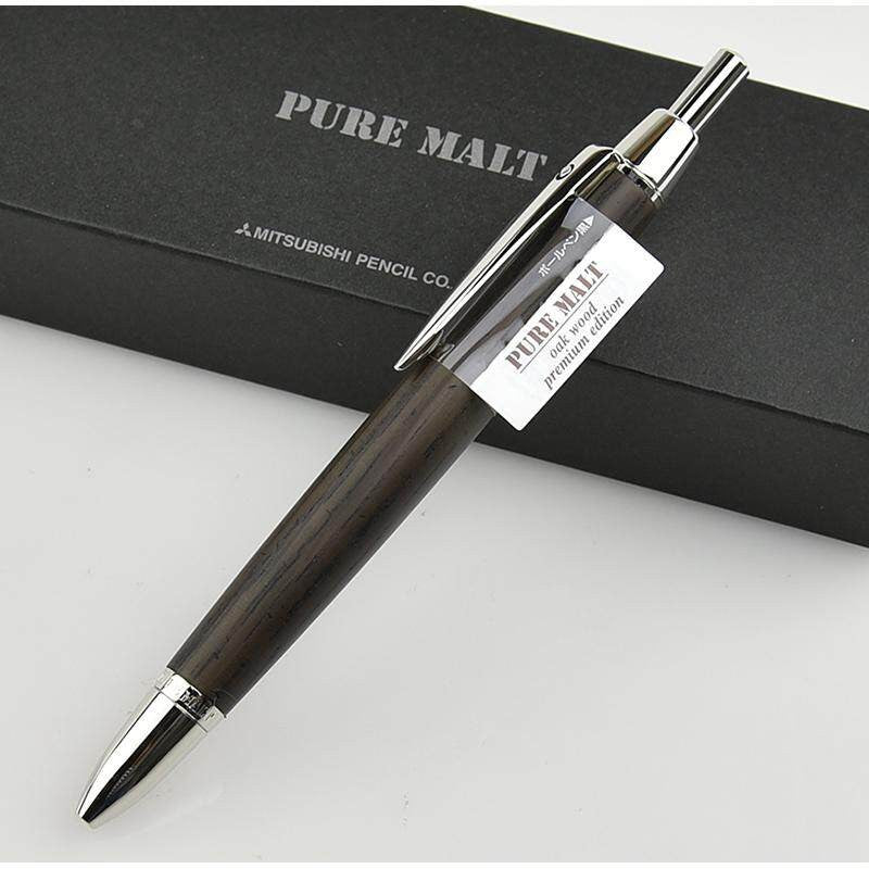 Uniball Mitsubishi Uni Multi Function Pen 2 Color & Mechanical Pencil Pure Malt Premium (Wood)