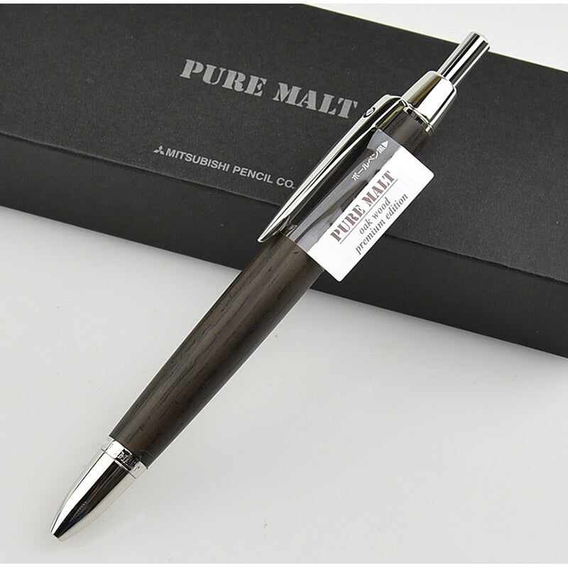 Uniball Mitsubishi Uni Multi Function Pen 2 Color & Mechanical Pencil Pure Malt Premium (Wood)