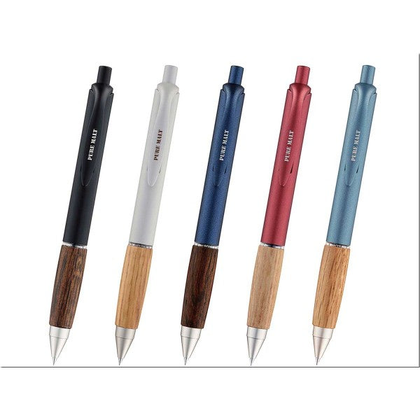 Limited Edition Uni Jetstream + Pure Malt Glossy Gel Pen 0.5 mm Wood Grip Uni-ball