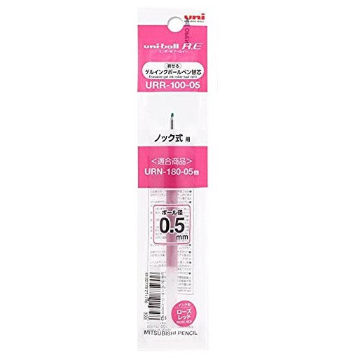 Refill for Uni-Ball Erasable Ballpoint Pen RE & RE3 Thermal Erase Ink Mitsubishi RE-3 URR-103-05