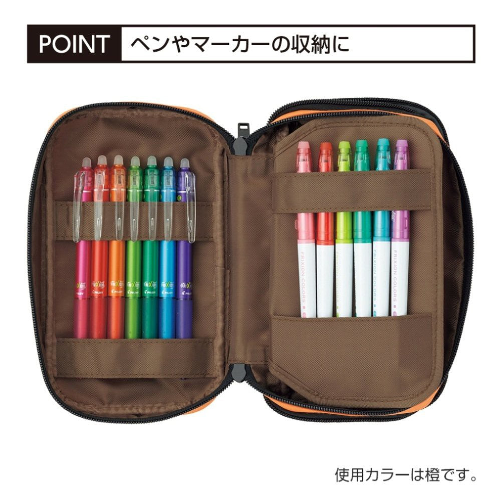 Original Lihit Lab Pen / Pencil Case - Book Type XL (Double)