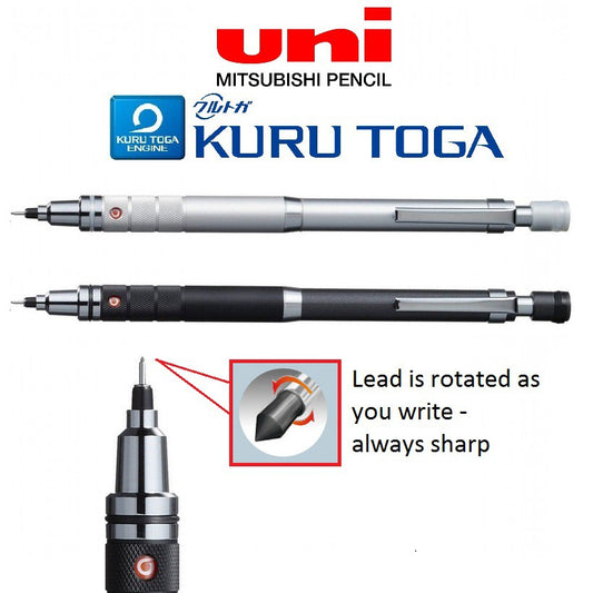 Auto Lead Rotation Uni Kuru Toga Roulette Model Mechanical Pencil (0.5mm)