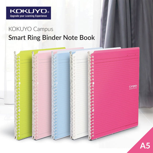 Kokuyo Campus Smart Ring A5 25 Sheets Binder Refillable Notebook RU-SP130N Slim