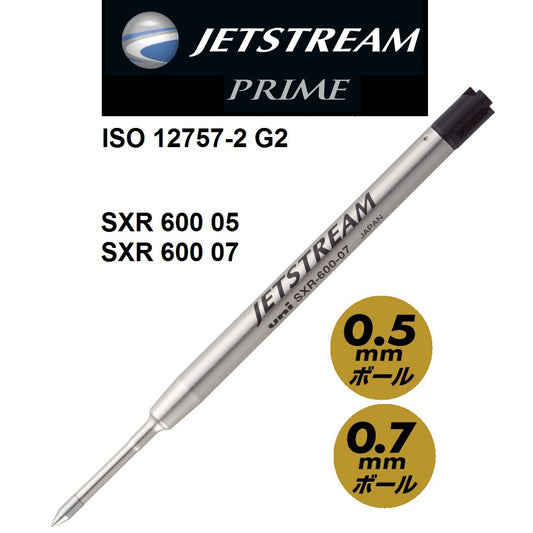 Refill for Mitsubishi Multi Function Jetstream Pen SXR-600-05 (0.5mm) and SXR-600-07 (0.7mm) G2 refill