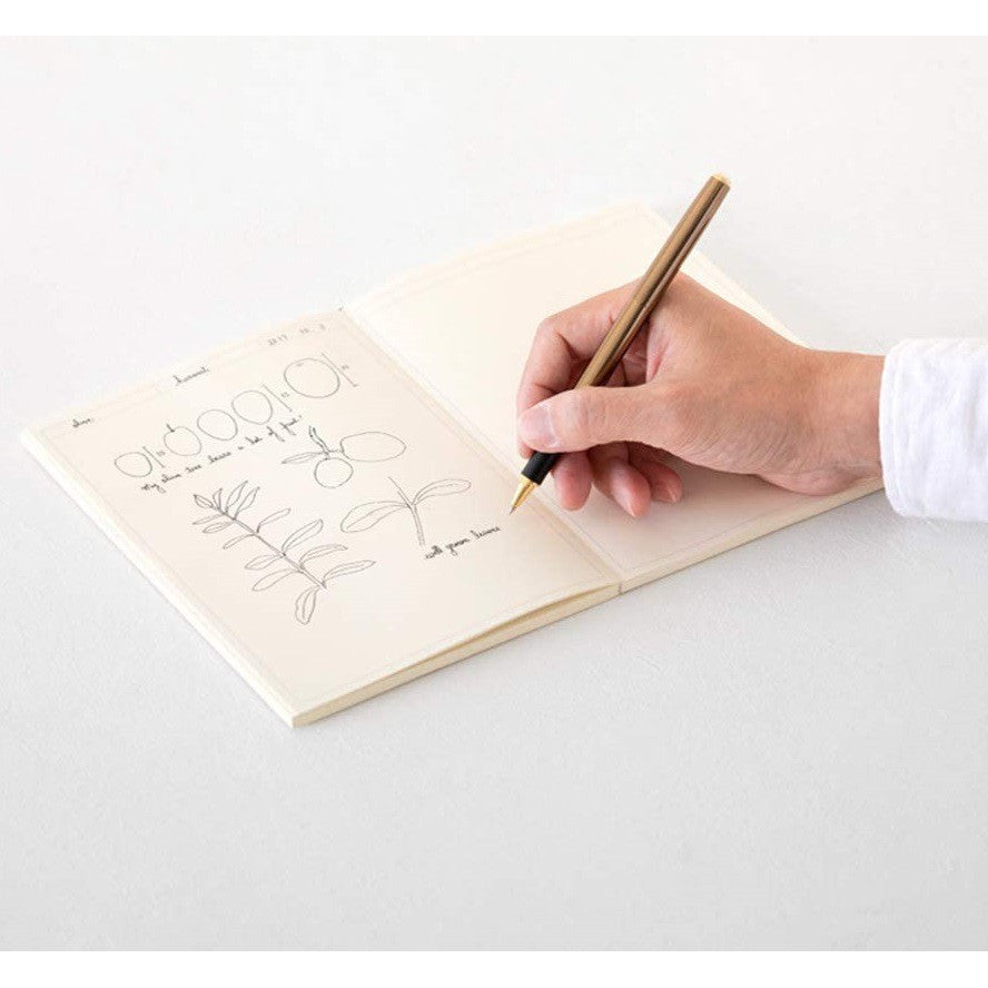 Midori MD Notebook Minimalist Diary- A5 A6- Grid, Lined, Blank, Grid, Frame